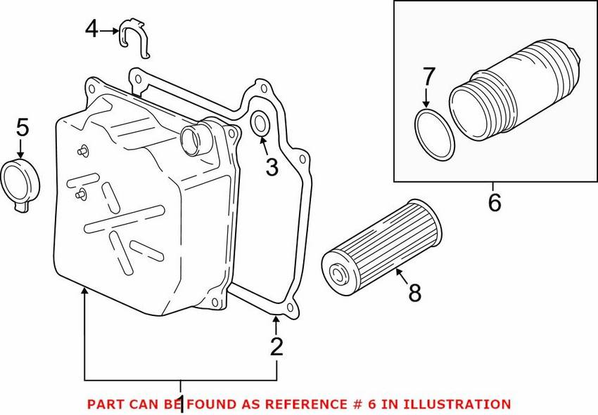 Audi Transmission Filter Housing 0BH325159